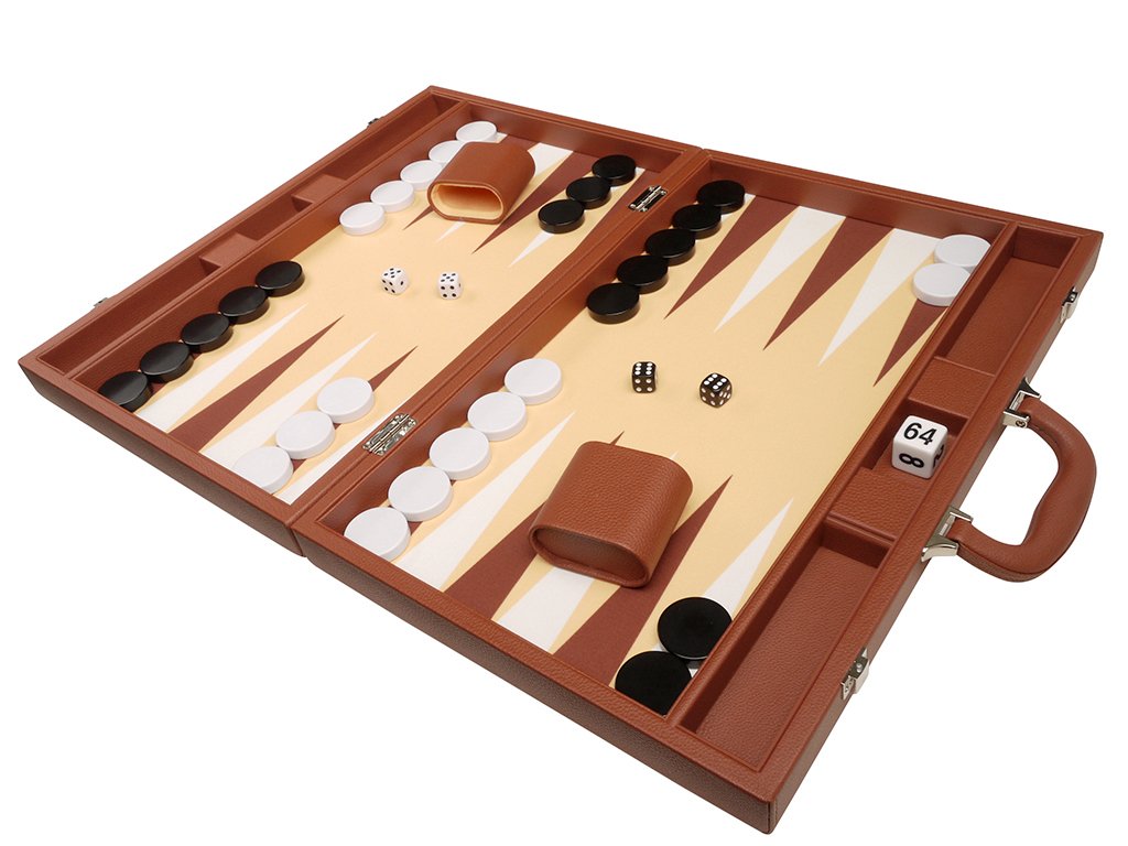 Best leather backgammon set